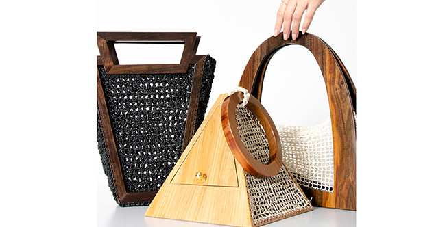 Crean accesorios de lujo hechos con bolsas de plástico