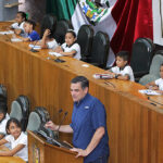 Visitan Congreso del Estado, niñas y niños constitucionalistas