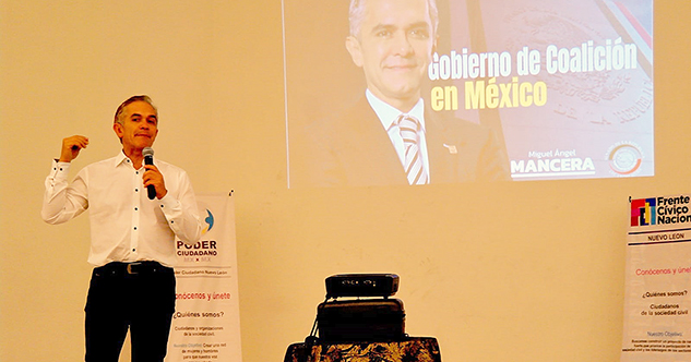 Frente Amplio por México impulsa un gobierno de coalición: Mancera