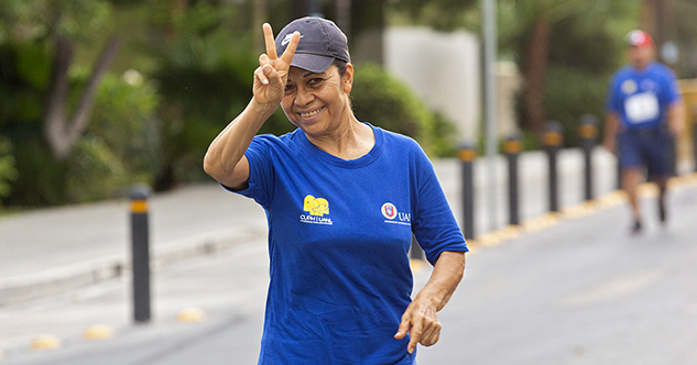 Camina, trota o corre por los adultos mayores
