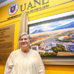 Dona Saskia Juárez obra “A 90 años de distancia” en homenaje de UANL