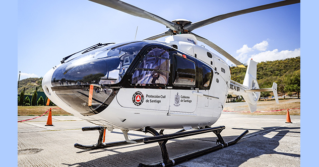 Recibe Santiago donación de helicóptero por parte de Grupo Cotemar