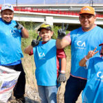 Llevan a cabo labores de limpieza del Río Santa Catarina