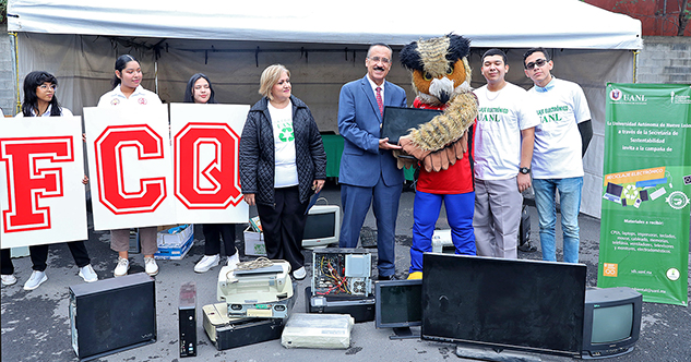 Dispone UANL 20 centros para campaña de reciclaje electrónico