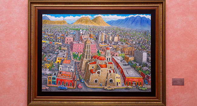 Recorren en Pinacoteca de NL la obra de Geroca