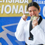 Alcanza taekwondoína de la UANL, Kasandra Sánchez, su sueño en Universiada