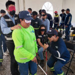 Visita de la Asociación “Veamos con el corazón” en la base Cipres Toluca