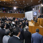 Con la ausencia del gobernador se lleva a cabo el tercer informe en el Congreso de NL