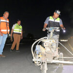 Retoma Monterrey delimitación de carriles en avenidas principales