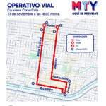 Anuncian nuevo operativo vial por caravana navideña este sábado