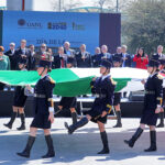 Conmemora UANL el Día de la Bandera 