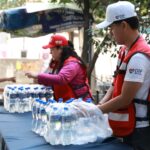 Continúan con operativo de hidratación en diversos puntos de la ciudad de Monterrey