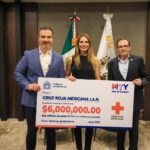 Entrega Municipio de Monterrey donativo anual por 6 mdp a la Cruz Roja