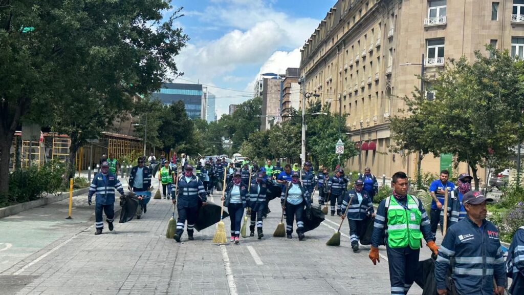 Recolectan más de 12 toneladas de basura tras el desfile de Independencia