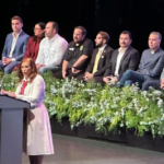 Judith Díaz llevó porra a su informe