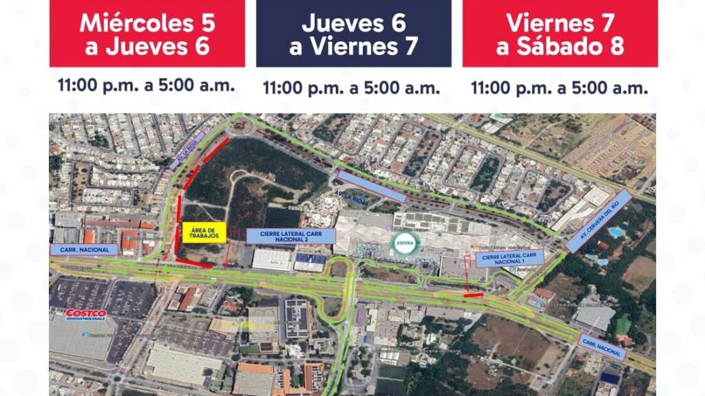 Anuncian restricciones viales por obras en la zona del Huajuco