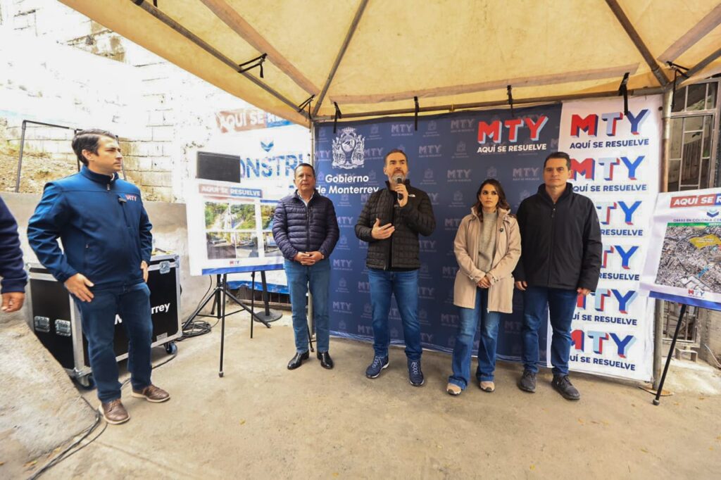 Entregan obras de movilidad y de servicios en la colonia Cerro de la Campana