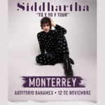 Anuncia Siddhartha próximos conciertos con su «Tú y Yo y Tour» 