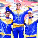 Logran atletas de la UANL el 1,2 y 3 en lanzamiento de jabalina
