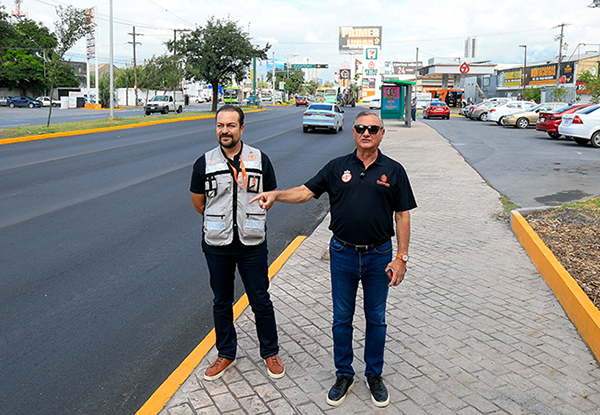 Avanza en Guadalupe pavimentación de Benito Juárez