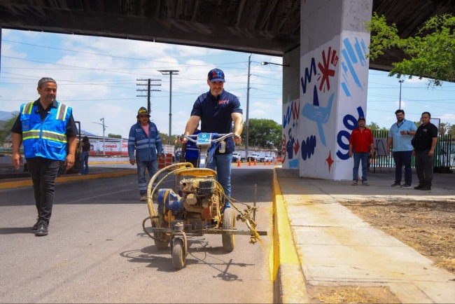 Supervisa Adrián de la Garza operativo integral de mantenimiento en el Complejo Rube