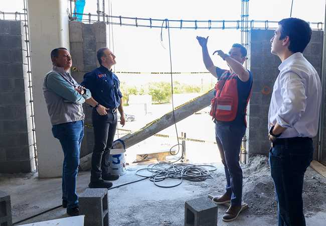 Tiene construcción de la nueva sede C4 zona norte avance del 65 %