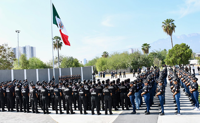 Conmemora Gobierno de Monterrey seis años de la Academia de Policía