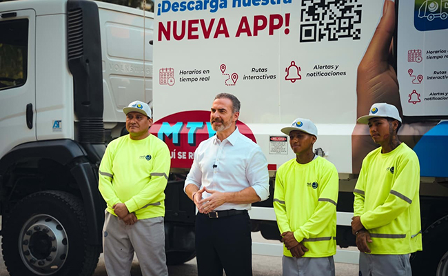 Presenta Monterrey app para consultar ruta del camión recolector de basura