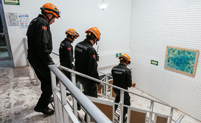 Participa Guadalupe en Simulacro Nacional de Protección Civil