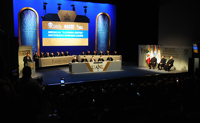 Distingue UANL con Doctorado Honoris Causa y Medalla Alfonso Reyes a tres personalidades por su trayectoria