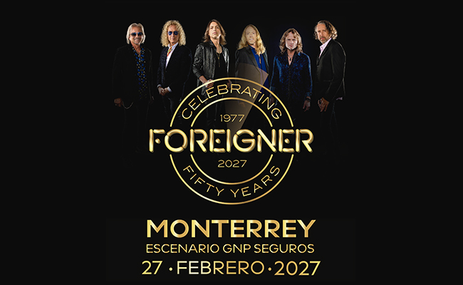 Regresa a México la banda FOREIGNER para celebrar 50 años de rock