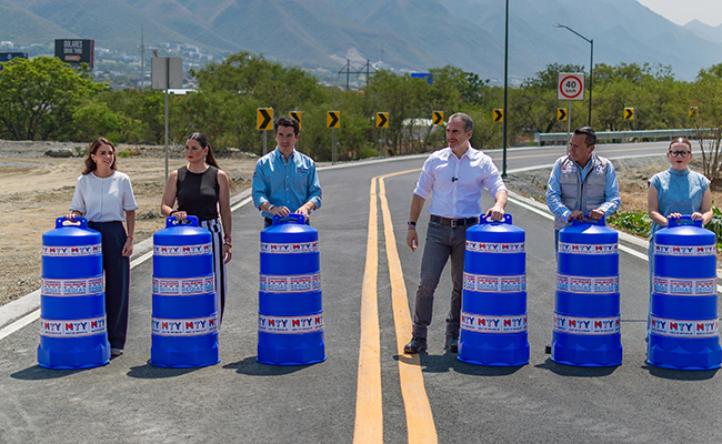 Entrega Monterrey segunda parte de obras del Circuito Vial Huajuco