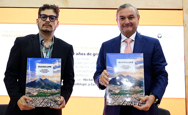Presentan libro sobre la transformación de Guadalupe