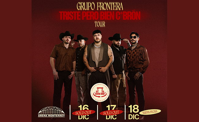 Abre Grupo Frontera tercera fecha en Monterrey