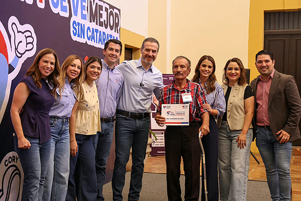 Beneficia DIF Monterrey a más de 500 personas con “Monterrey se ve mejor sin Cataratas”